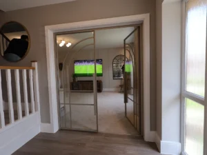 silver internal door